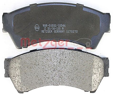 METZGER 1170270 Bremsbelagsatz, Scheibenbremse